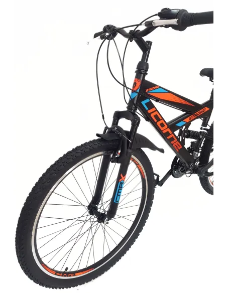 Rower Górski Młodzieżowy 26 MTB Amortyzacja Stopka Cyngle Błotniki Odblaski