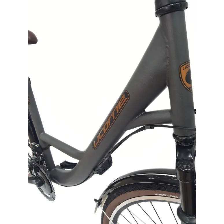 Rower Miejski Damski 28 Revoshift Dzwonek Światła Stopka Bagażnik Odblaski