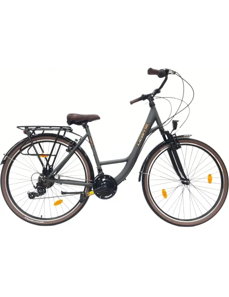 Rower Miejski Damski 28 Revoshift Dzwonek Światła Stopka Bagażnik Odblaski