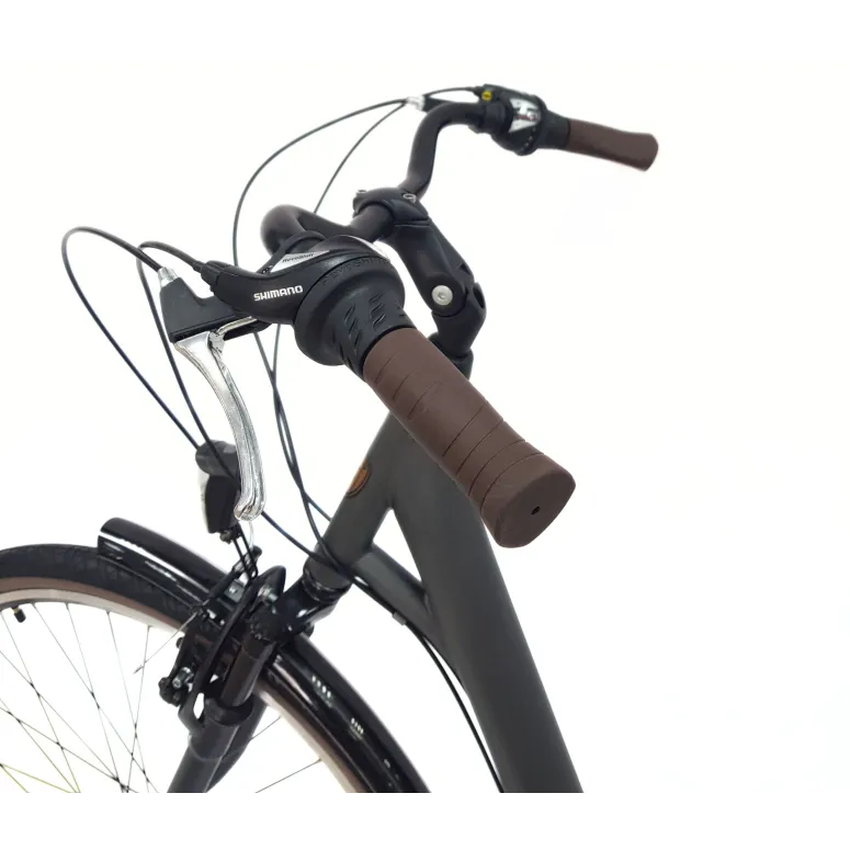 Rower Miejski Damski 28 Revoshift Dzwonek Światła Stopka Bagażnik Odblaski