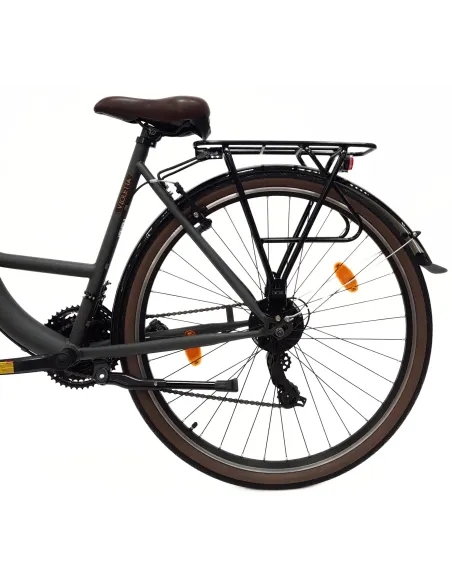 Rower Miejski Damski 28 Revoshift Dzwonek Światła Stopka Bagażnik Odblaski