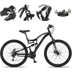 Rower Górski 29 Stal Męski Damski MTB Full Amortyzacja Revo Stopka Tarcze