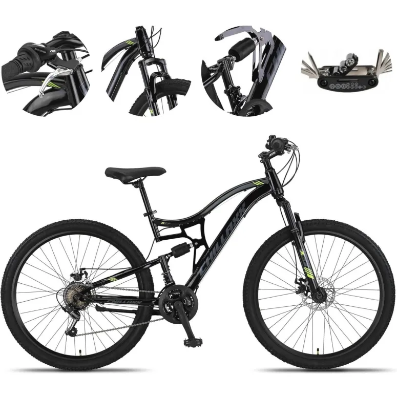 Rower Górski 29 Stal Męski Damski MTB Full Amortyzacja Revo Stopka Tarcze