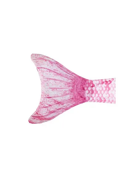 Strój Syrenki Idena Dziewczęcy Ogon Z Monopłetwą Różowy Kostium r. XS-S