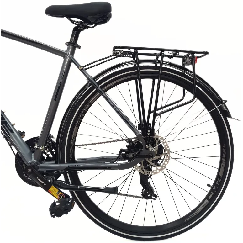 Rower Męski Trekkingowy 28 Alu Tarcze Amortyzacja Bagażnik Światła Cyngle