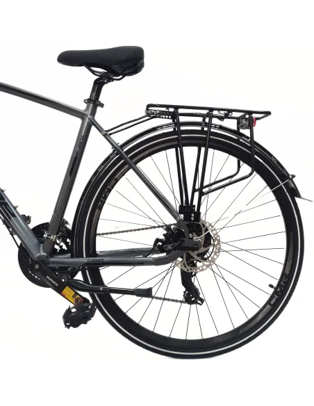 Rower Męski Trekkingowy 28 Alu Tarcze Amortyzacja Bagażnik Światła Cyngle