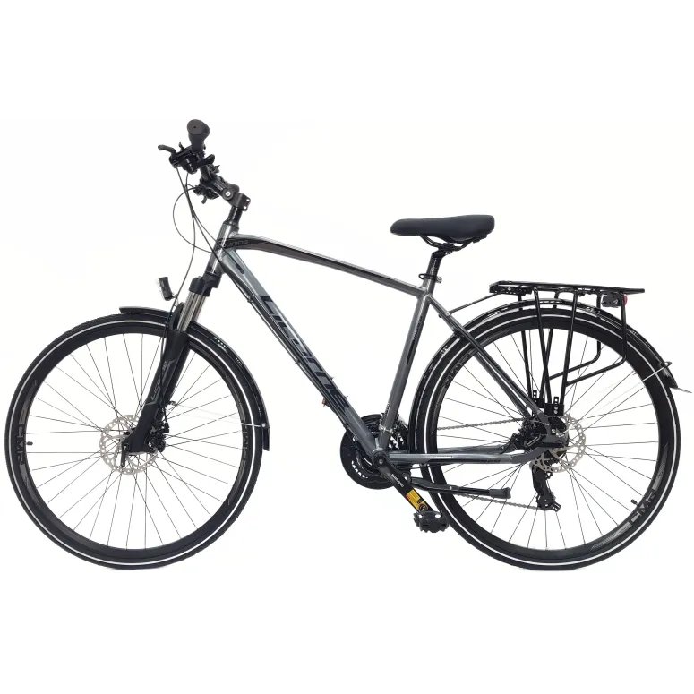 Rower Męski Trekkingowy 28 Alu Tarcze Amortyzacja Bagażnik Światła Cyngle