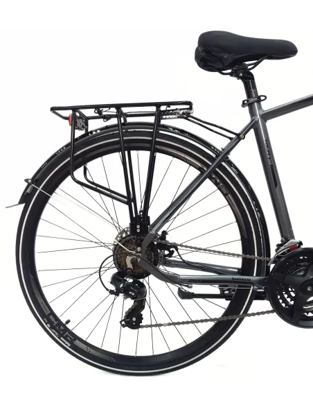 Rower Męski Trekkingowy 28 Alu Tarcze Amortyzacja Bagażnik Światła Cyngle