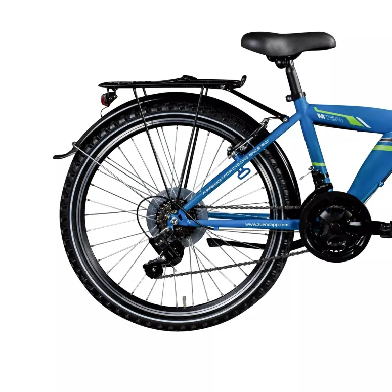 Rower Dziecięcy Górski 24 Młodzieżowy Bagażnik Dynamo Światła Dzwonek Stopka - 6