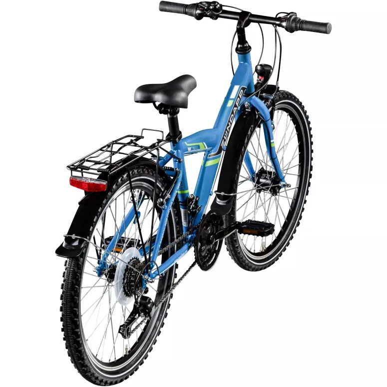 Rower Dziecięcy Górski 24 Młodzieżowy Bagażnik Dynamo Światła Dzwonek Stopka - 8