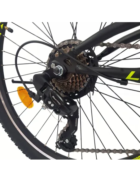 Rower Górski Dziecięcy 24 MTB Błotniki Dzwonek Odblaski Pełna Amortyzacja