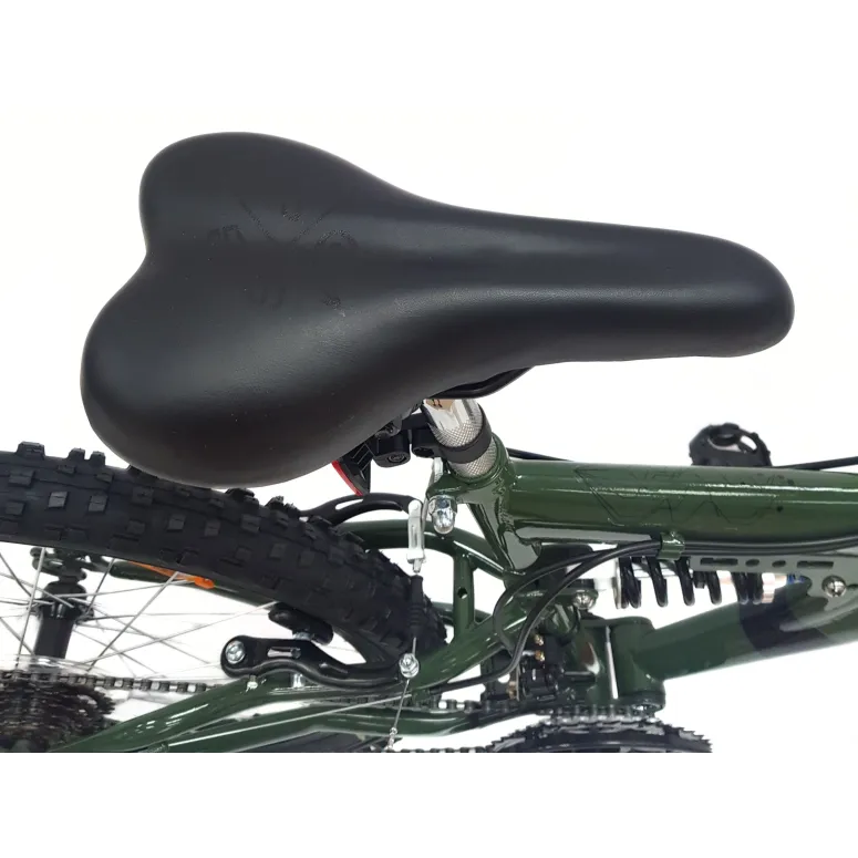 Rower Górski Dziecięcy 24 Stalowy MTB Amortyzacja Micro Odblaski Dzwonek