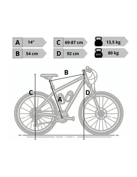 Rower Górski Dziecięcy 24 Aluminium MTB Hardtail Revoshift Dzwonek Odblaski