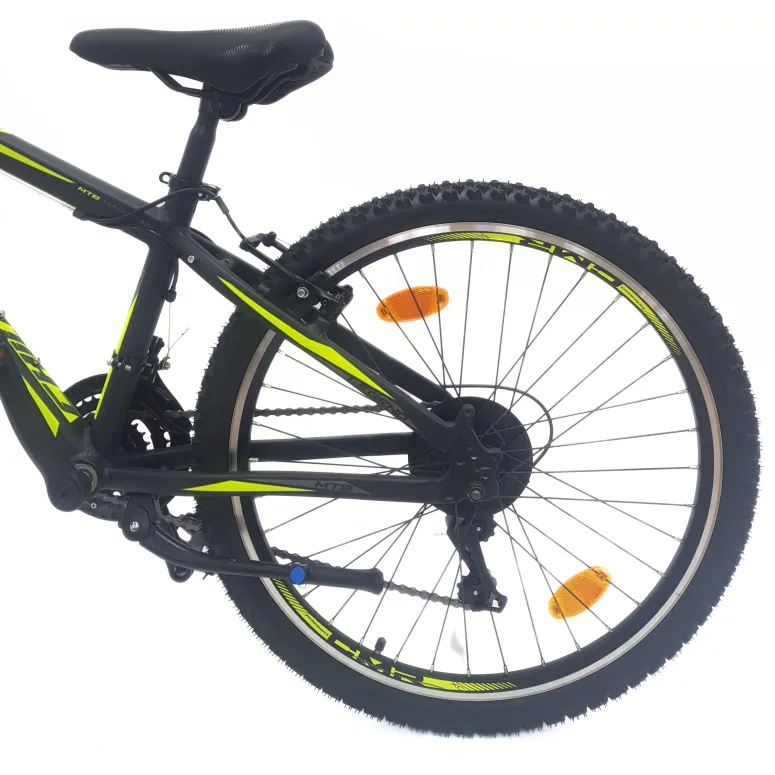 Rower Górski Dziecięcy 24 Aluminium MTB Hardtail Revoshift Dzwonek Odblaski