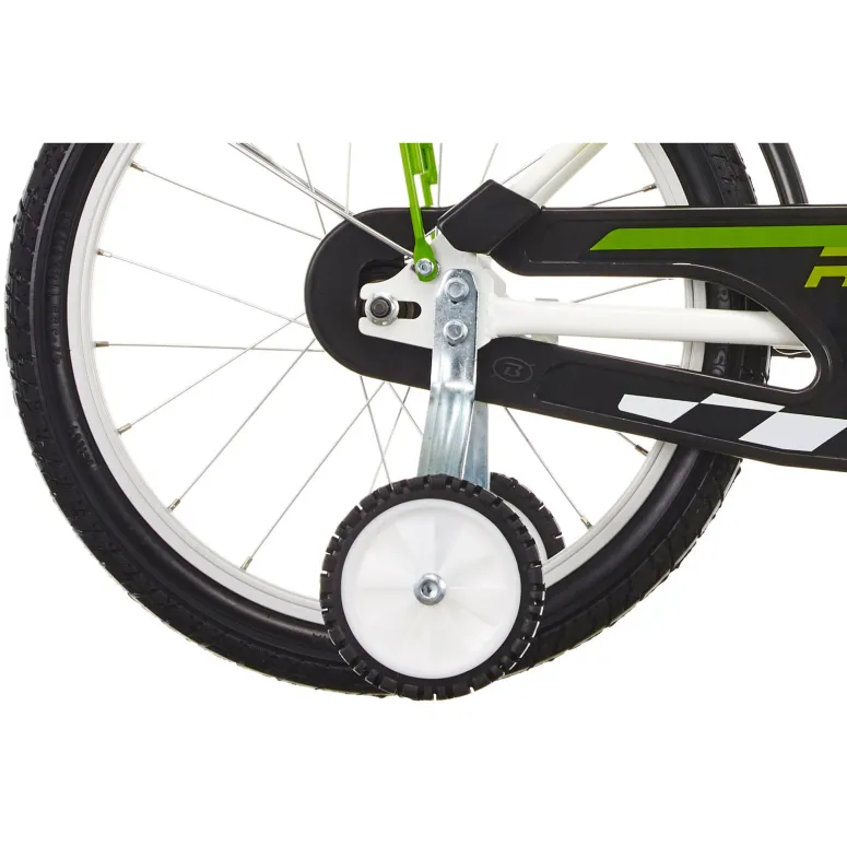 Dziecięcy Rower Miejski 18 Kółka Boczne Koszyk 5+