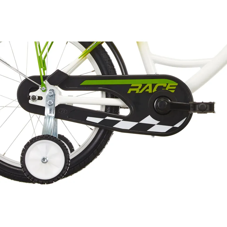 Dziecięcy Rower Miejski 18 Kółka Boczne Koszyk 5+