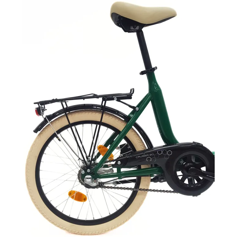 Rower Miejski Składany 20 Nexus 3 Kontra Dzwonek Światła Stopka Bagażnik