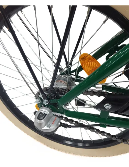 Rower Miejski Składany 20 Nexus 3 Kontra Dzwonek Światła Stopka Bagażnik