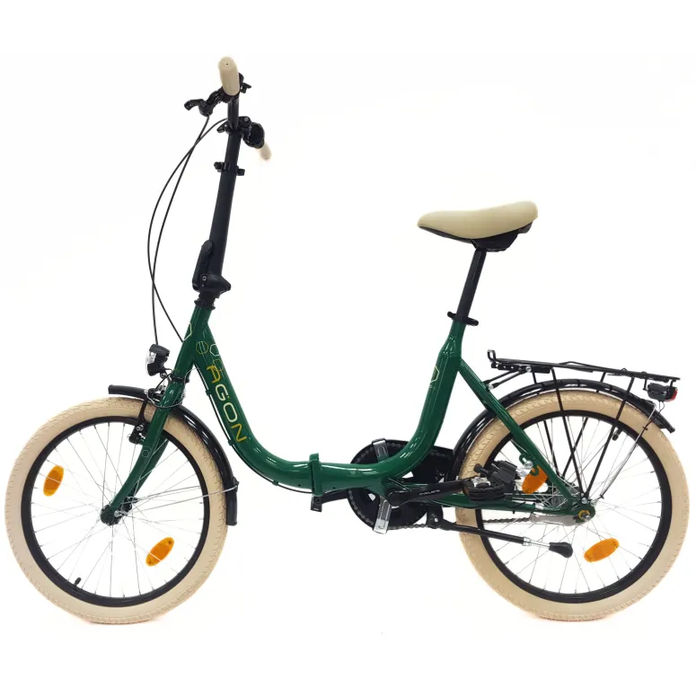 Rower Miejski Składany 20 Nexus 3 Kontra Dzwonek Światła Stopka Bagażnik