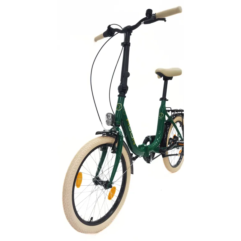 Rower Miejski Składany 20 Nexus 3 Kontra Dzwonek Światła Stopka Bagażnik