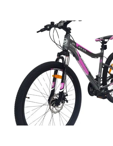 Rower Górski MTB Damski Dziewczęcy 26 Amortyzacja Tarcze Shimano 21 Biegów