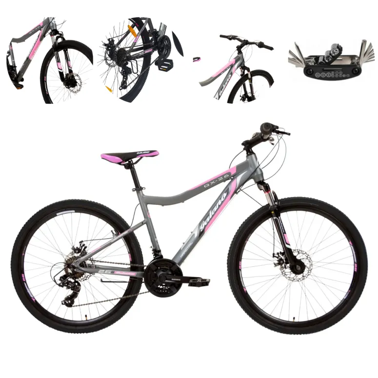 Rower Górski MTB Damski Dziewczęcy 26 Amortyzacja Tarcze Shimano 21 Biegów