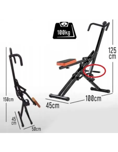 Ławka Treningowa Wielofunkcyjna Ffitness Total Crunch Do 100kg Wyświetlacz