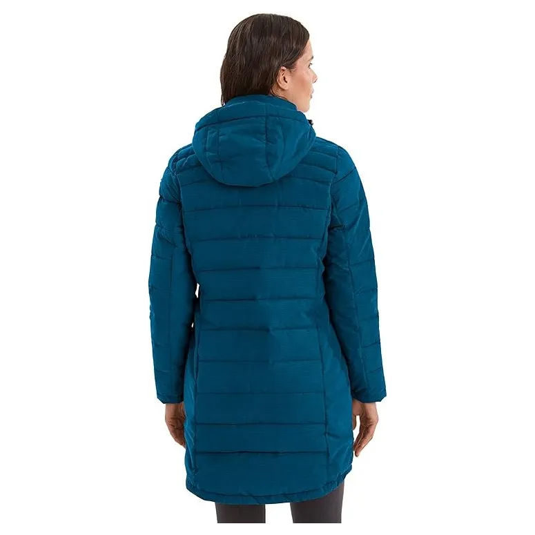 Kurtka Parka Damska Killtec Skane Wmn Quilted Prk Puchowa Niebieska 40/L