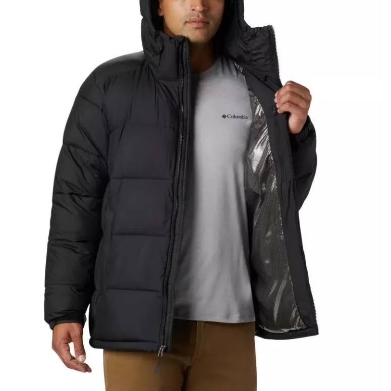 Kurtka Zimowa Męska Columbia Pike Lake Hooded Puchowa Izolacja Czarna r. S