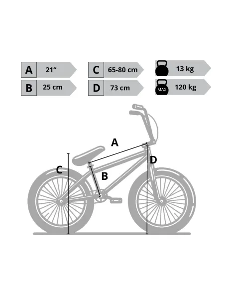 Rower BMX 20 Stal Młodzieżowy V-brake Kierownica Rotor 360 Pegi Skatepark