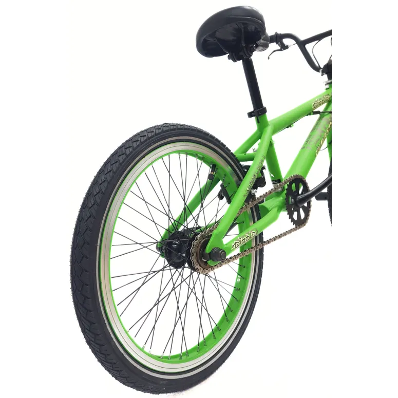 Rower BMX 20 Stal Młodzieżowy V-brake Kierownica Rotor 360 Pegi Skatepark