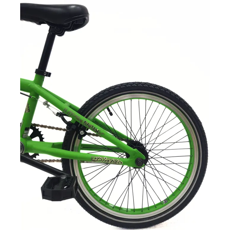 Rower BMX 20 Stal Młodzieżowy V-brake Kierownica Rotor 360 Pegi Skatepark