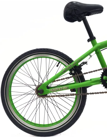 Rower BMX 20 Stal Młodzieżowy V-brake Kierownica Rotor 360 Pegi Skatepark