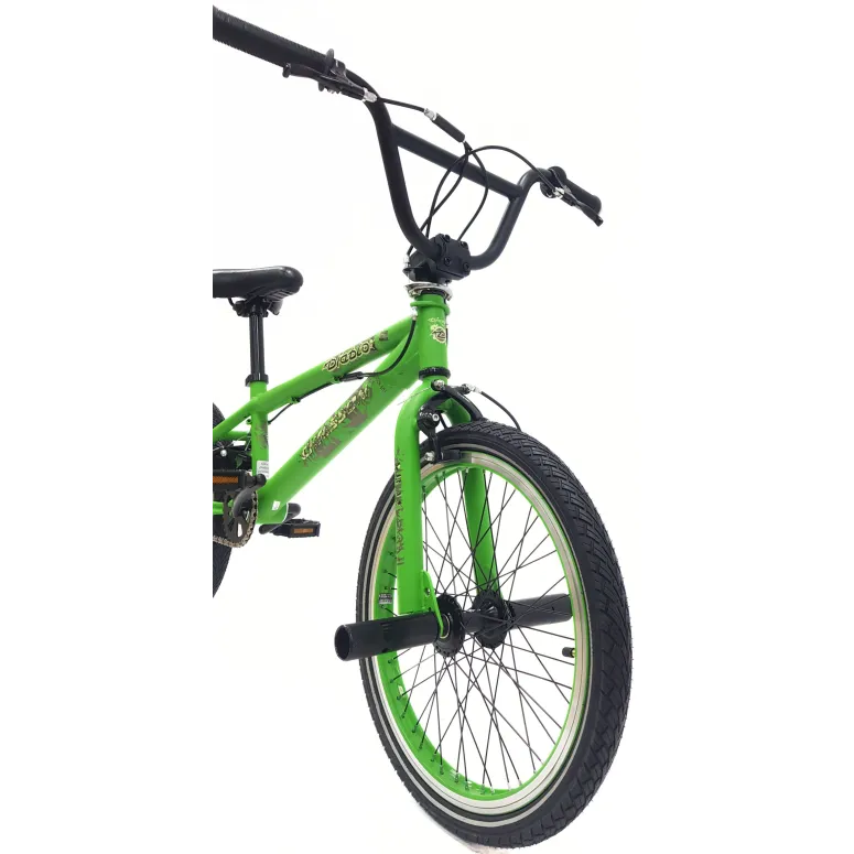 Rower BMX 20 Stal Młodzieżowy V-brake Kierownica Rotor 360 Pegi Skatepark