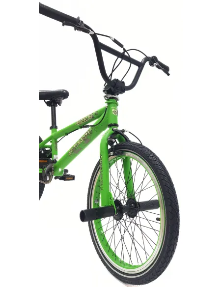 Rower BMX 20 Stal Młodzieżowy V-brake Kierownica Rotor 360 Pegi Skatepark