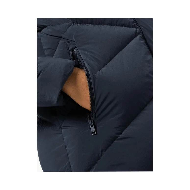 Damski Płaszcz Puchowy Z Kapturem Jack Wolfskin MARIENPLATZ COAT XL