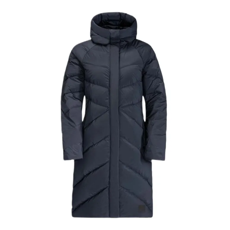 Damski Płaszcz Puchowy Z Kapturem Jack Wolfskin MARIENPLATZ COAT XL
