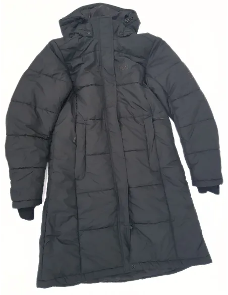 Kurtka Zimowa Damska Parka Jack Wolfskin Microguard Stormlock Czarna r. M