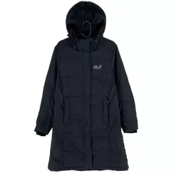Kurtka Zimowa Damska Parka Jack Wolfskin Microguard Stormlock Czarna r. M