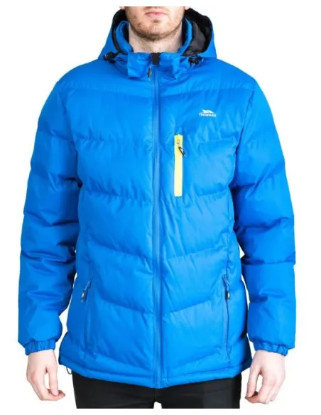 Kurtka Zimowa Męska Trespass Blustery Electric Blue Pikowana Płaszcz r. XL