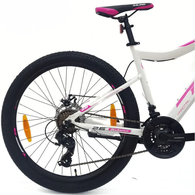 Rower Górski Damski 26 Alu MTB Młodzieżowy Tarcze Revo Amortyzacja Dzwonek