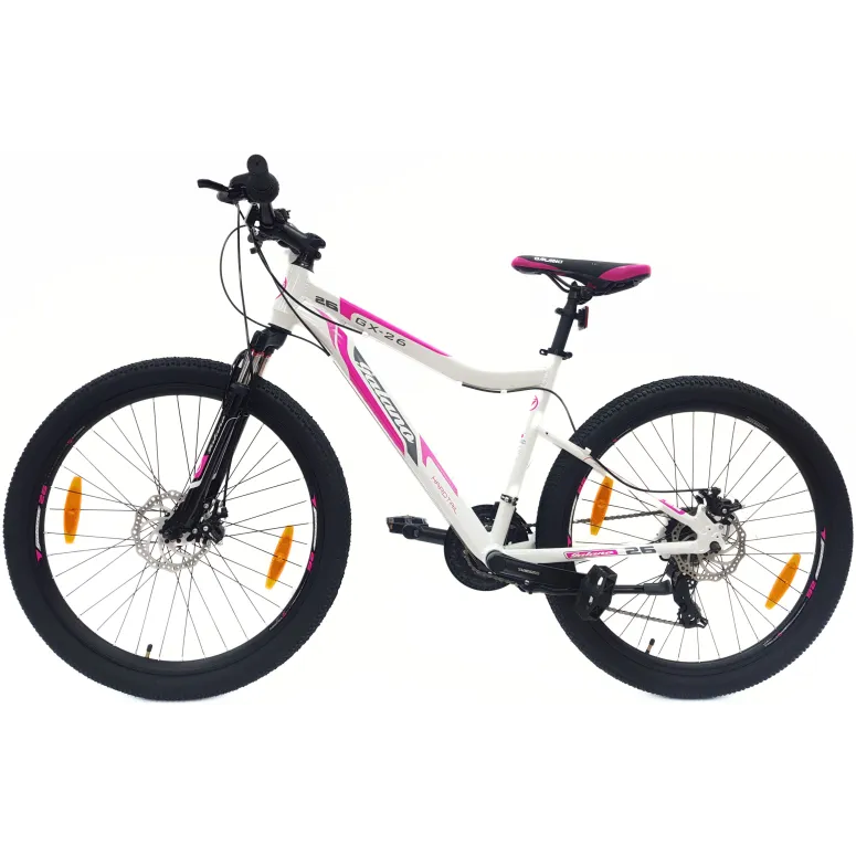 Rower Górski Damski 26 Alu MTB Młodzieżowy Tarcze Revo Amortyzacja Dzwonek