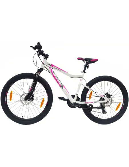 Rower Górski Damski 26 Alu MTB Młodzieżowy Tarcze Revo Amortyzacja Dzwonek