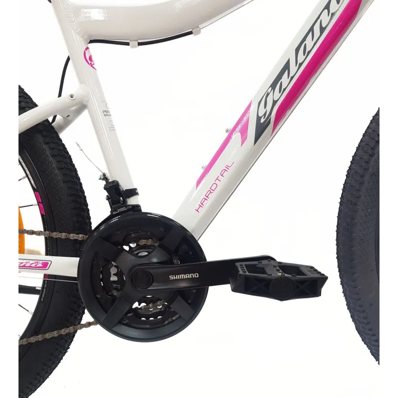 Rower Górski Damski 26 Alu MTB Młodzieżowy Tarcze Revo Amortyzacja Dzwonek