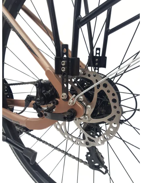 Rower Trekkingowy Damski 28 Rekreacyjny Bagażnik Oświetlenie Stopka Dzwonek