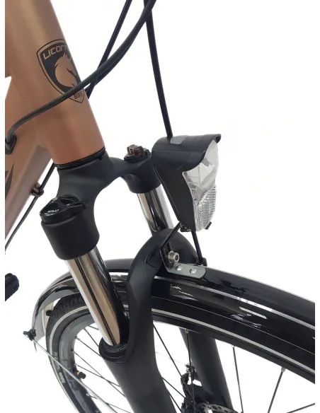 Rower Trekkingowy Damski 28 Rekreacyjny Bagażnik Oświetlenie Stopka Dzwonek