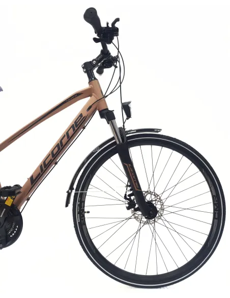 Rower Trekkingowy Damski 28 Rekreacyjny Bagażnik Oświetlenie Stopka Dzwonek