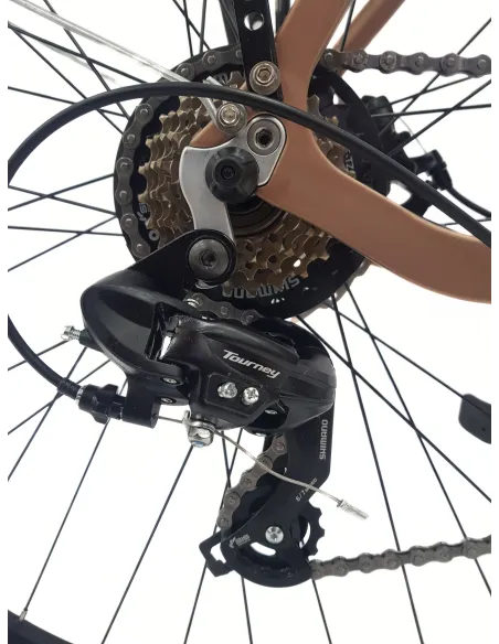 Rower Trekkingowy Damski 28 Rekreacyjny Bagażnik Oświetlenie Stopka Dzwonek