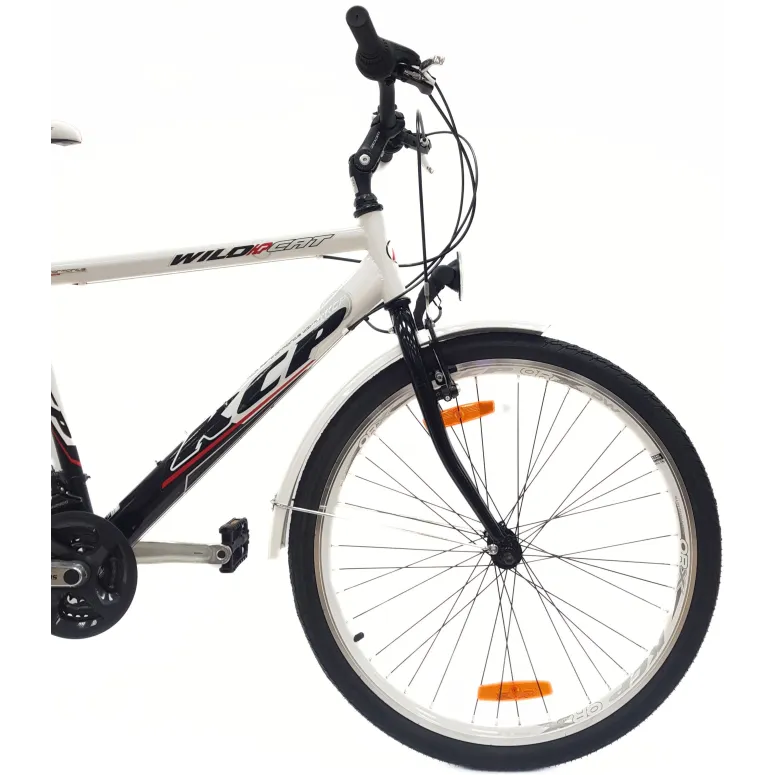 Rower Miejski 26 Stal Męski Revo Światła Dynamo Stopka Odblaski Błotniki