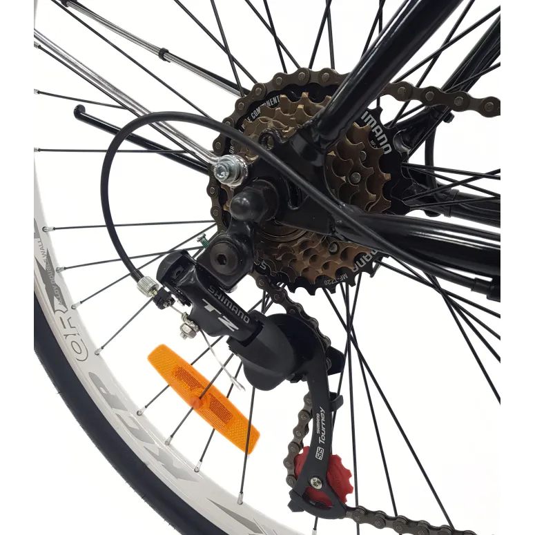 Rower Miejski 26 Stal Męski Revo Światła Dynamo Stopka Odblaski Błotniki